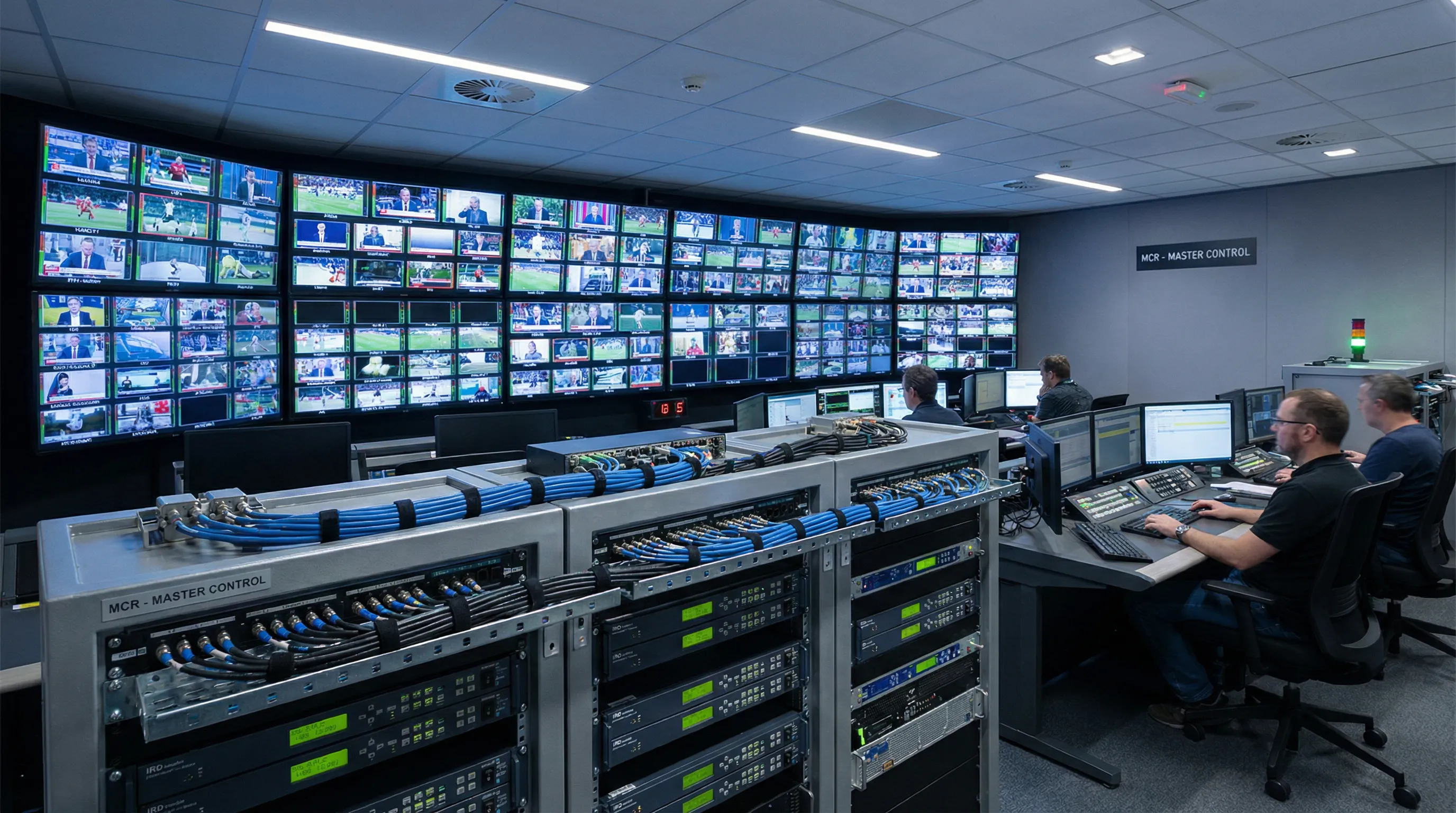 Broadcast Master Control Room